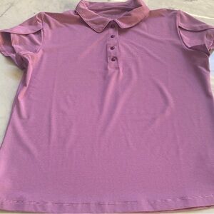 Women's Lavender Golf Shirt Medium